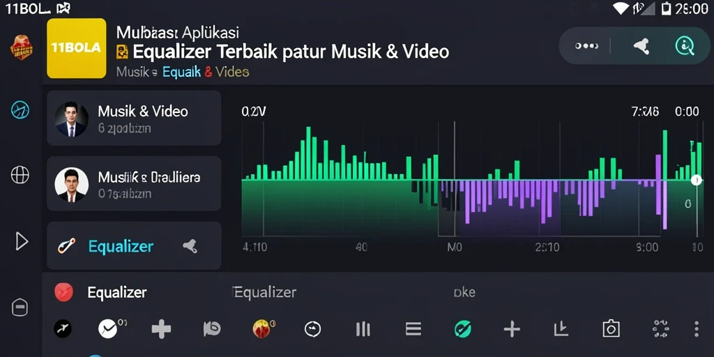 Tampilan antarmuka aplikasi 11BOLA yang modern dan fungsional.