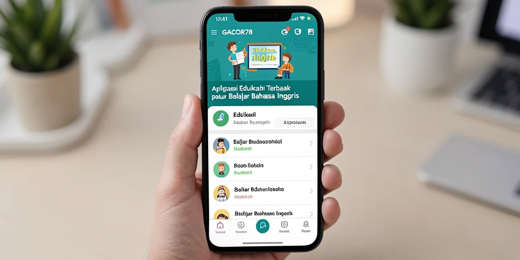 Tampilan antarmuka GACOR78 yang intuitif dan menarik untuk belajar.