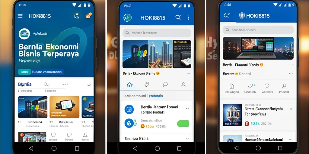 Antarmuka HOKI8815 menampilkan berita dan analisis ekonomi yang up-to-date.