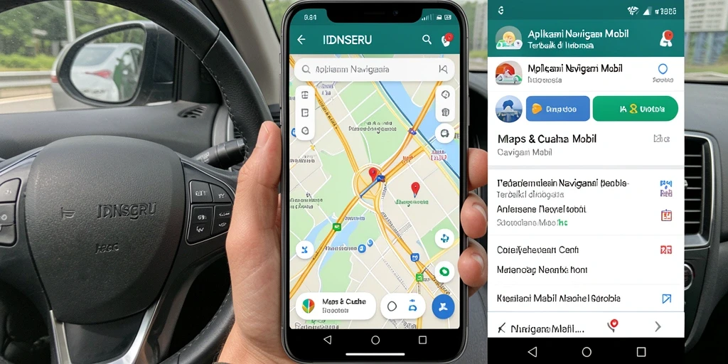 Tampilan antarmuka IDNSERU menampilkan peta navigasi yang jelas dan interaktif.