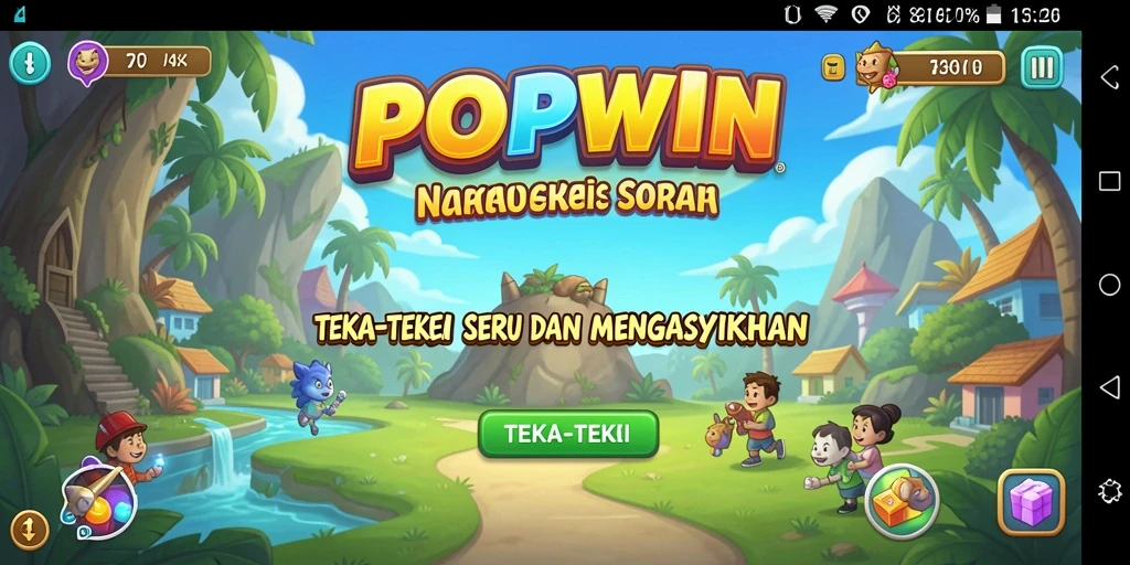 Tampilan antarmuka POPWIN yang menarik dan interaktif.